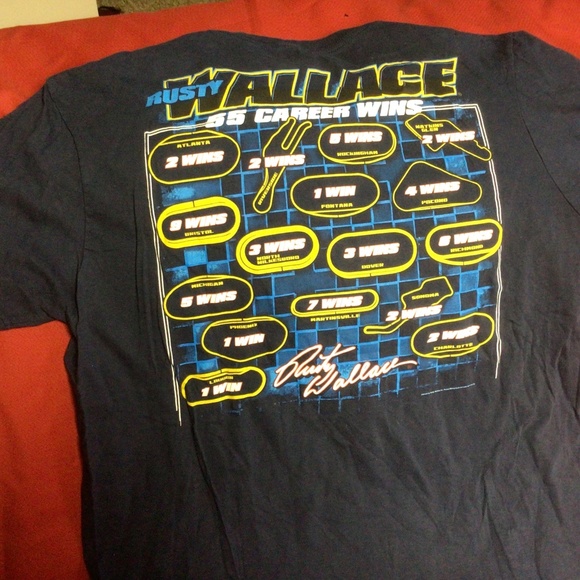 NASCAR RUSTY WALLACE tshirt - Picture 2 of 2